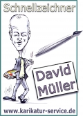 Schnellzeichner David Müller – excellente Profikarikaturen LIVE 11093