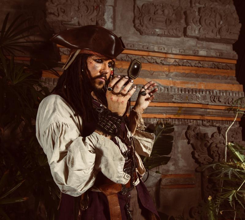 Johnny Depp Double Berlin Brandenburg als Jack Sparrow im Tropical Islands (2017)