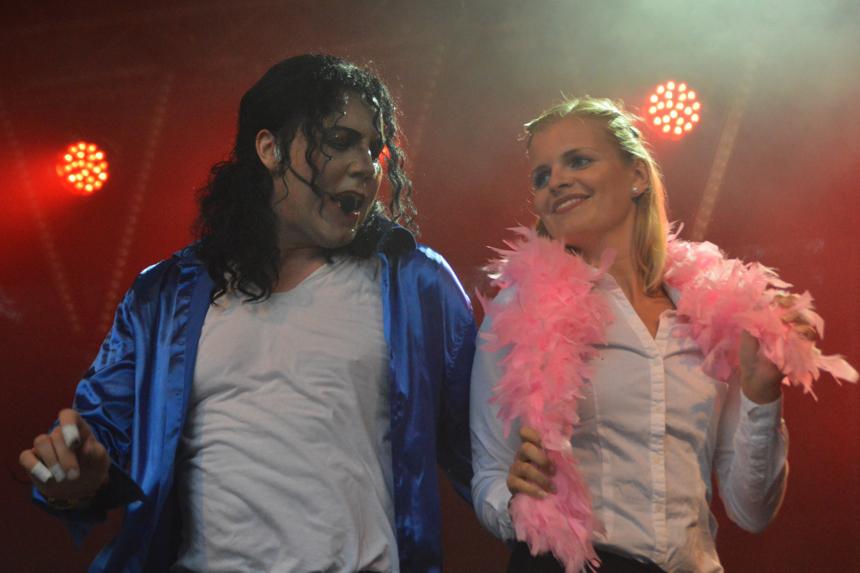 Michael Jackson Double Berlin Brandenburg mit Tänzerin bei 