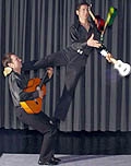 Jonglier - Duo Duett Complett - Comedy-Jonglage, Akrobatik, Zauberei..